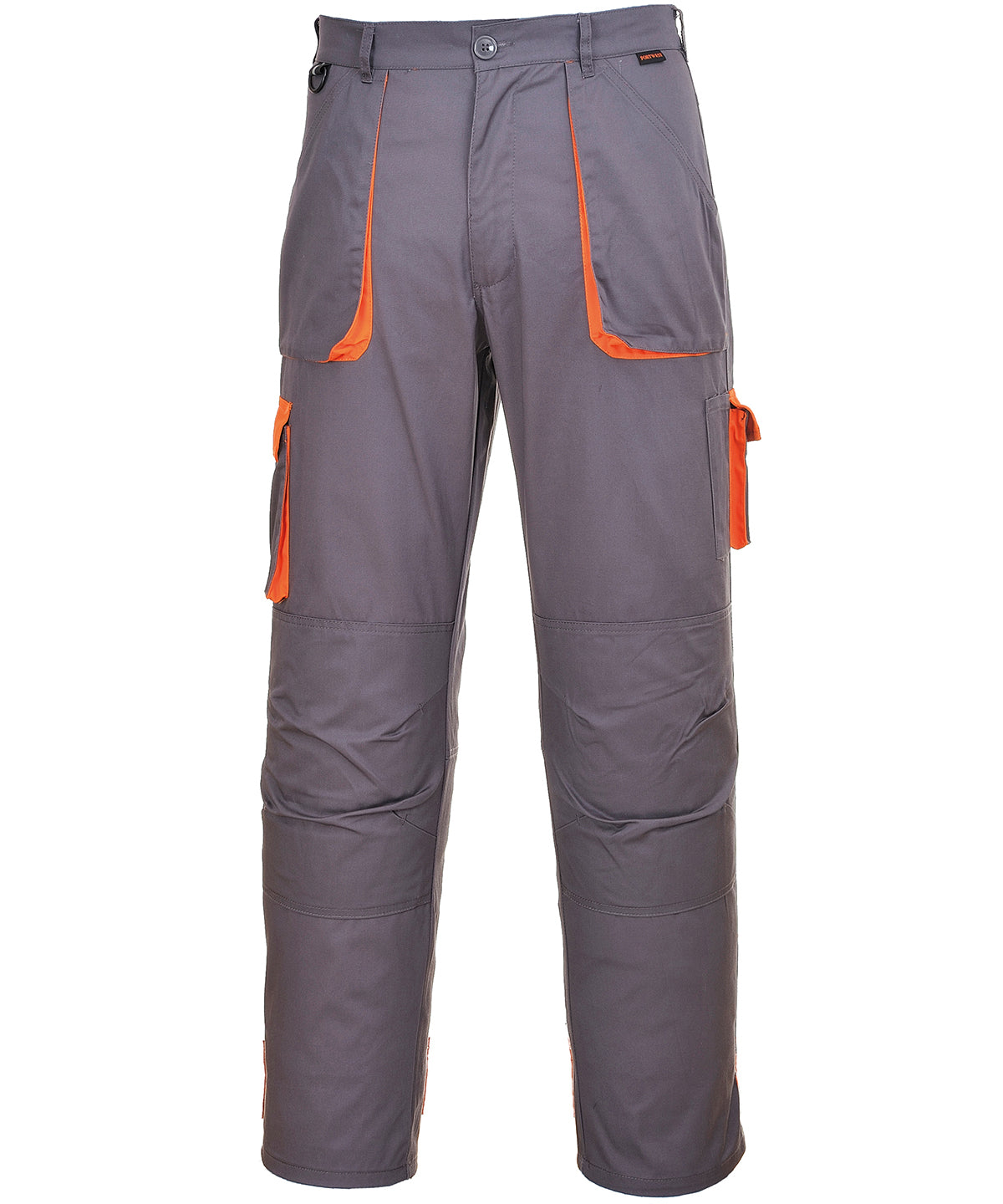 Trousers - Portwest Texo Kontrastbyxor Grey Orange