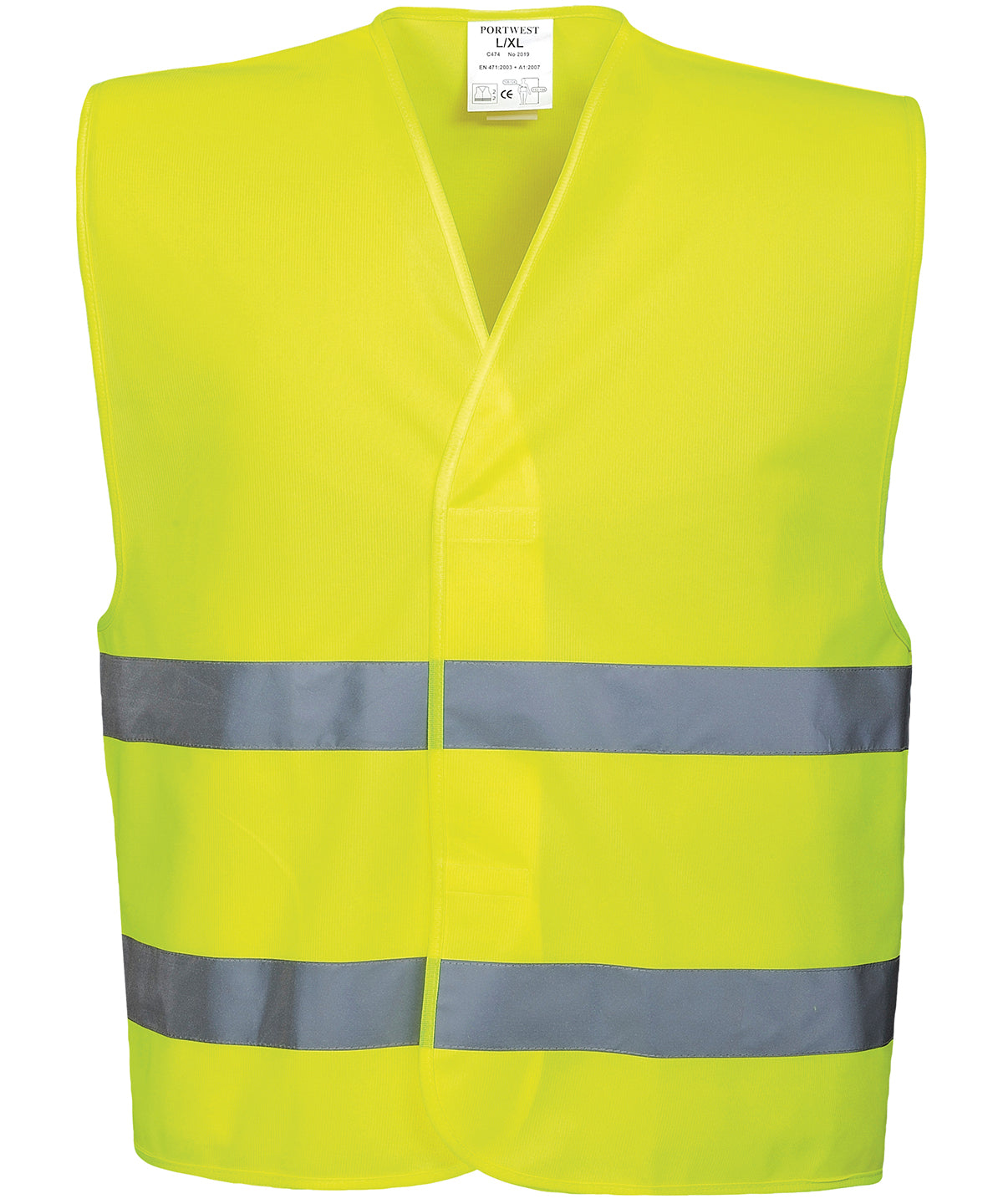 Safety Vests - Hi-vis linne med två band Yellow