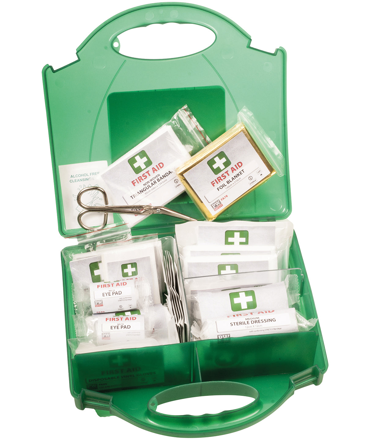 First Aid Boxes - Första hjälpen-kit för arbetsplatser Green One size