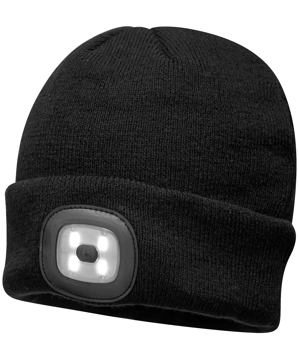 Beanies - Beanie LED-huvudlampa Black One size