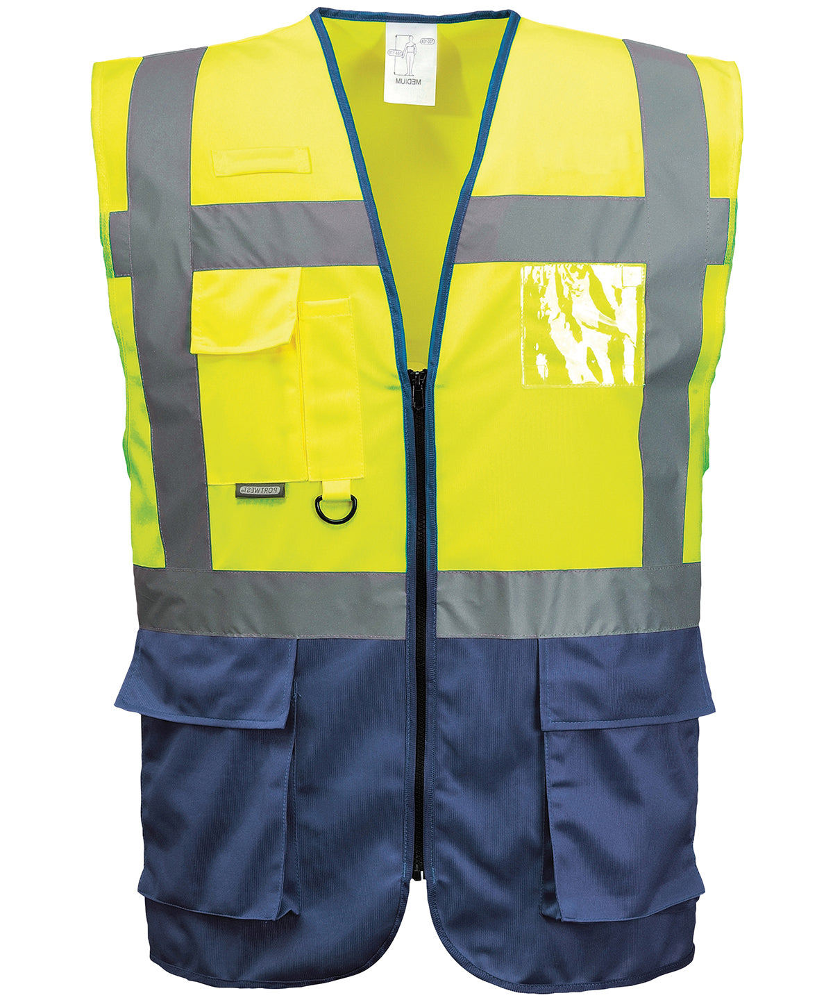 Safety Vests - Hi-vis väst för säker synlighet Yellow Navy