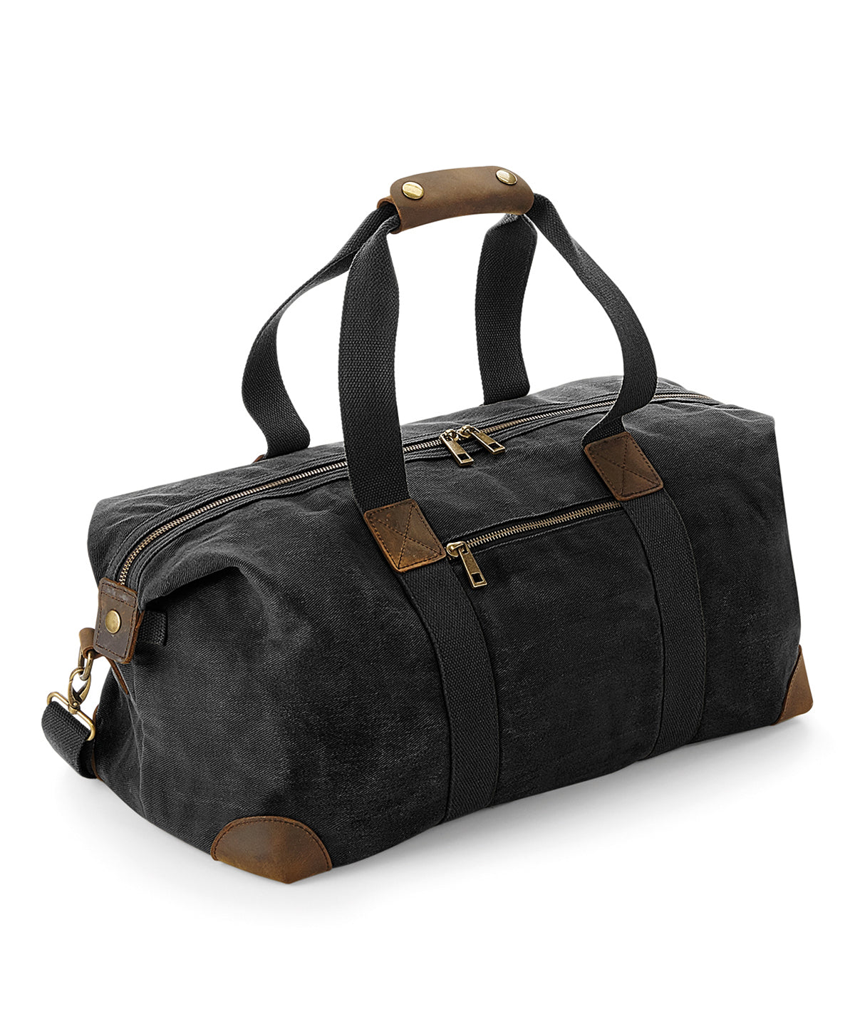 Bags - Heritage Vaxad Canvas Resväska Black One size