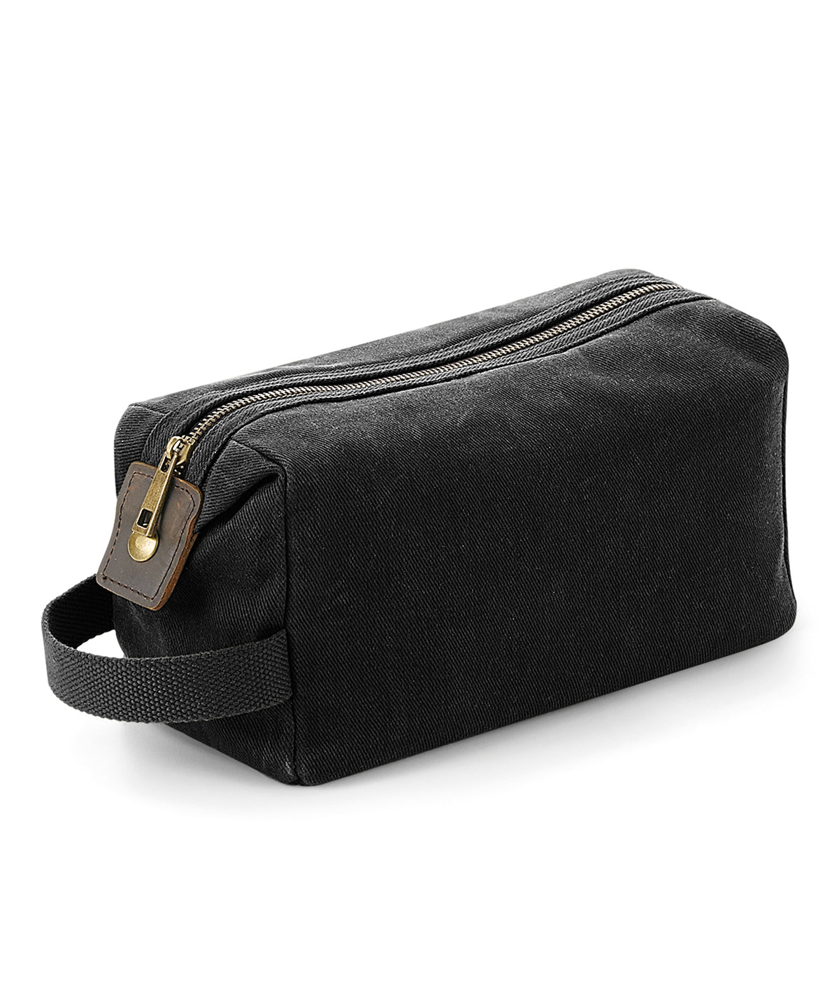 Bags - Vaxad canvas tvättpåse Black One size