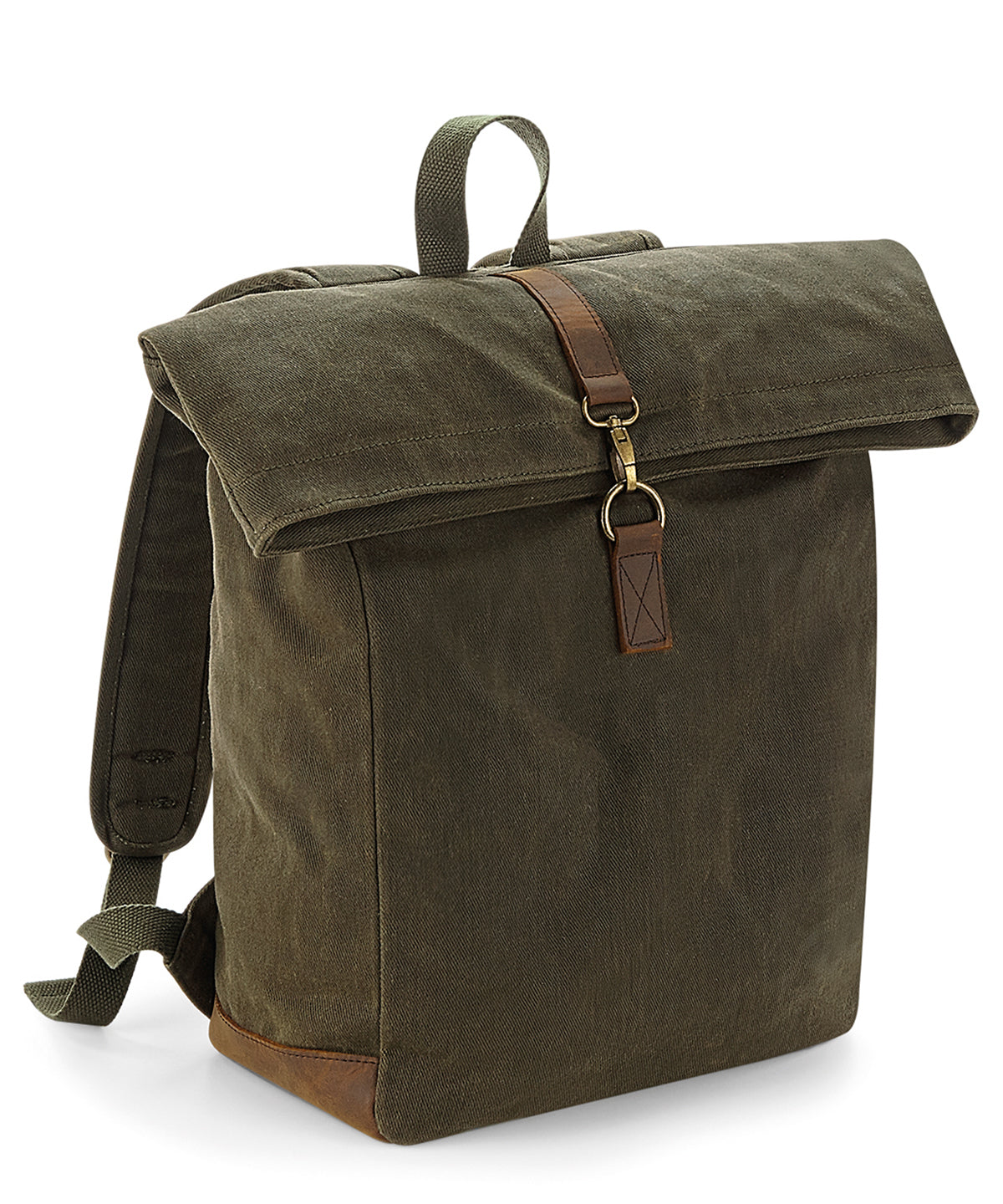 Bags - Arvets vaxade canvasryggsäck Olive Green One size