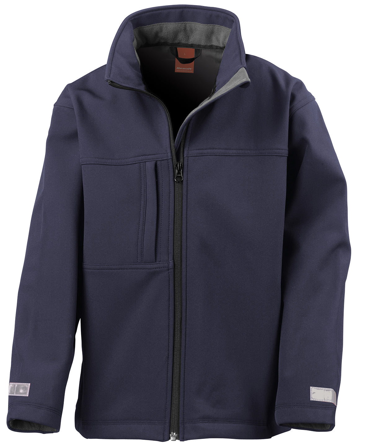 Softshells - Junior classic softshell 3-lager jacka Navy