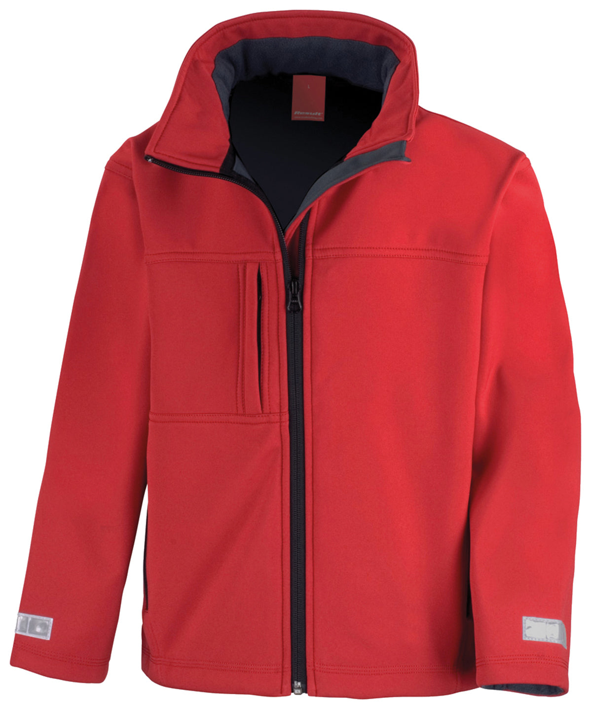 Softshells - Junior classic softshell 3-lager jacka Red