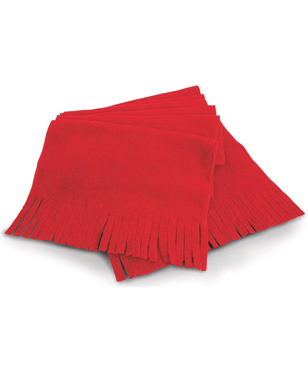 Scarves - Tasselscarf i Polartherm Red One size