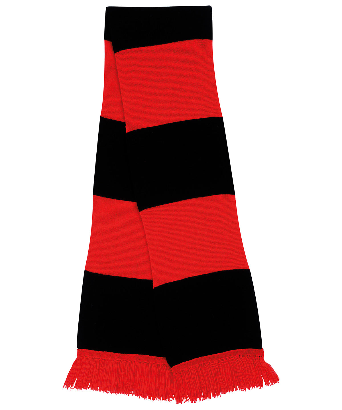 Scarves - Teamscarf – perfekt för support och stil Red Black One size