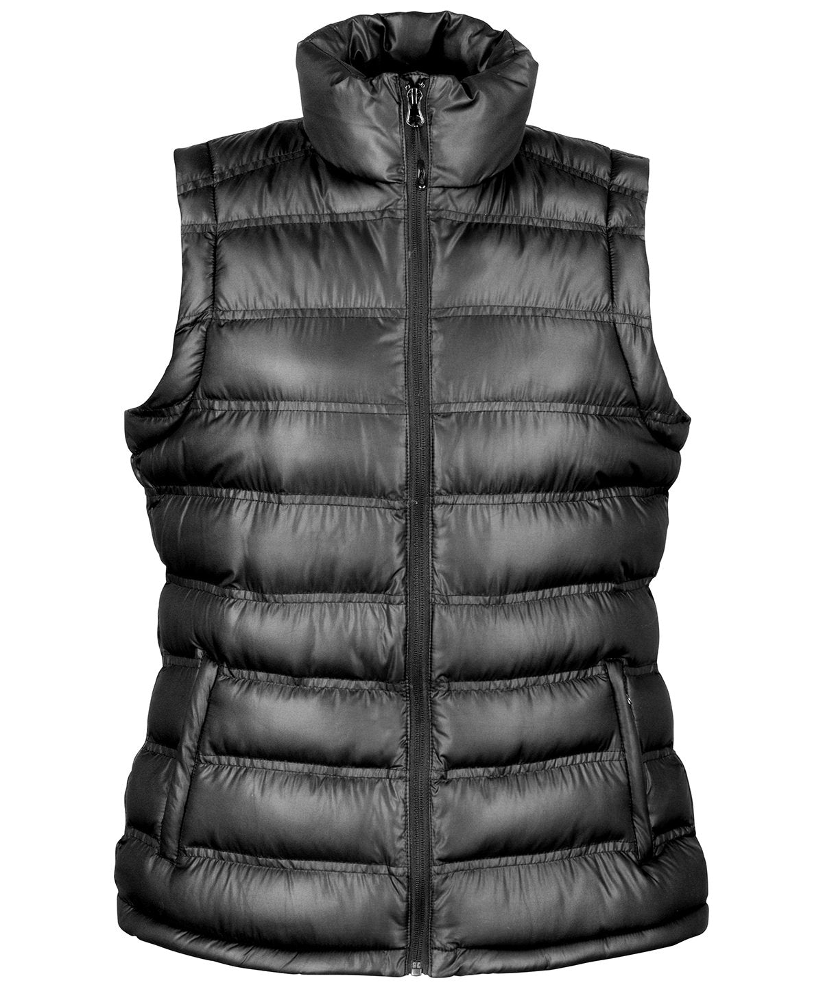 Gilets & Body Warmers - Elegant och Värmande Damlinne Black