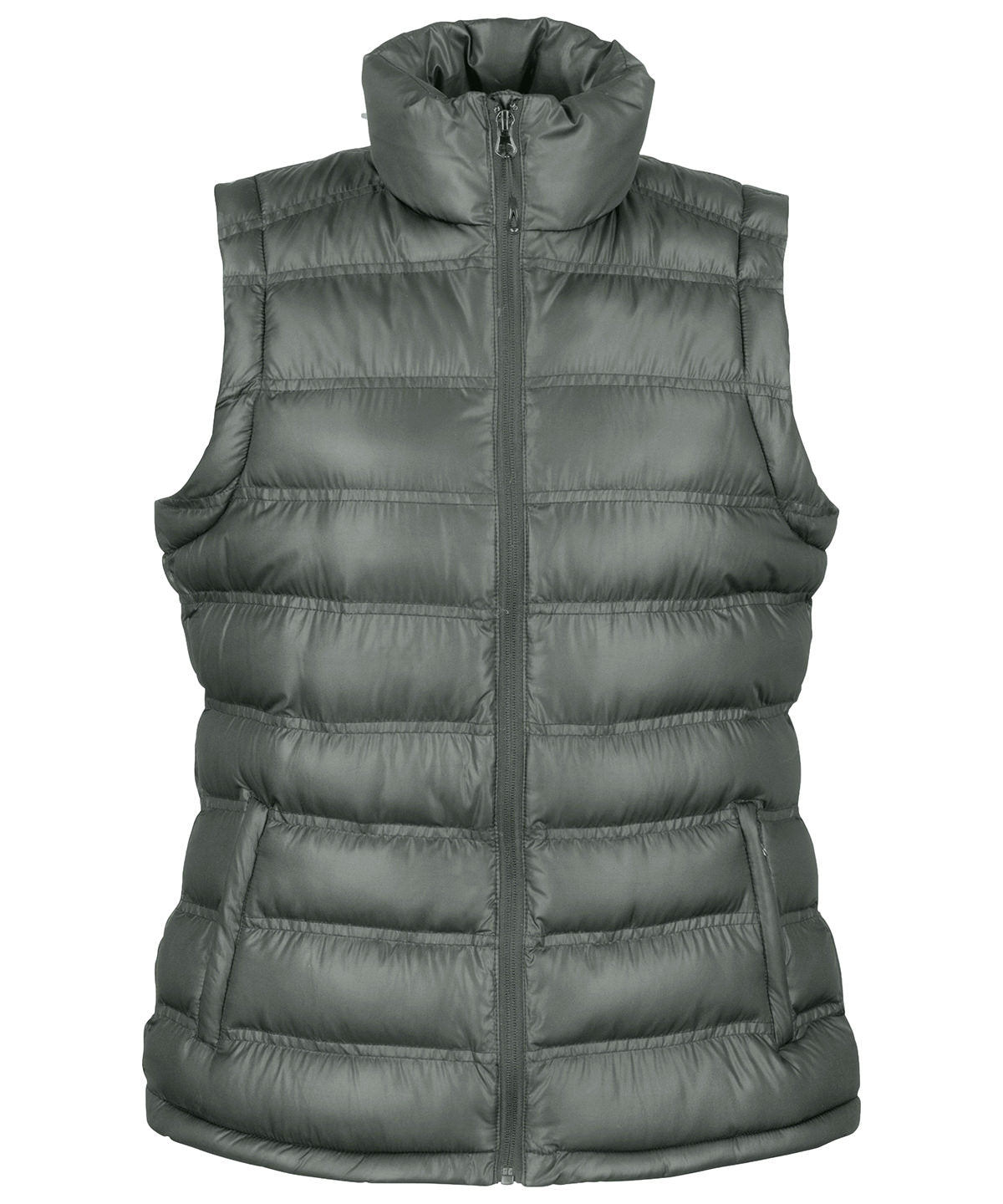 Gilets & Body Warmers - Elegant och Värmande Damlinne Frost Grey