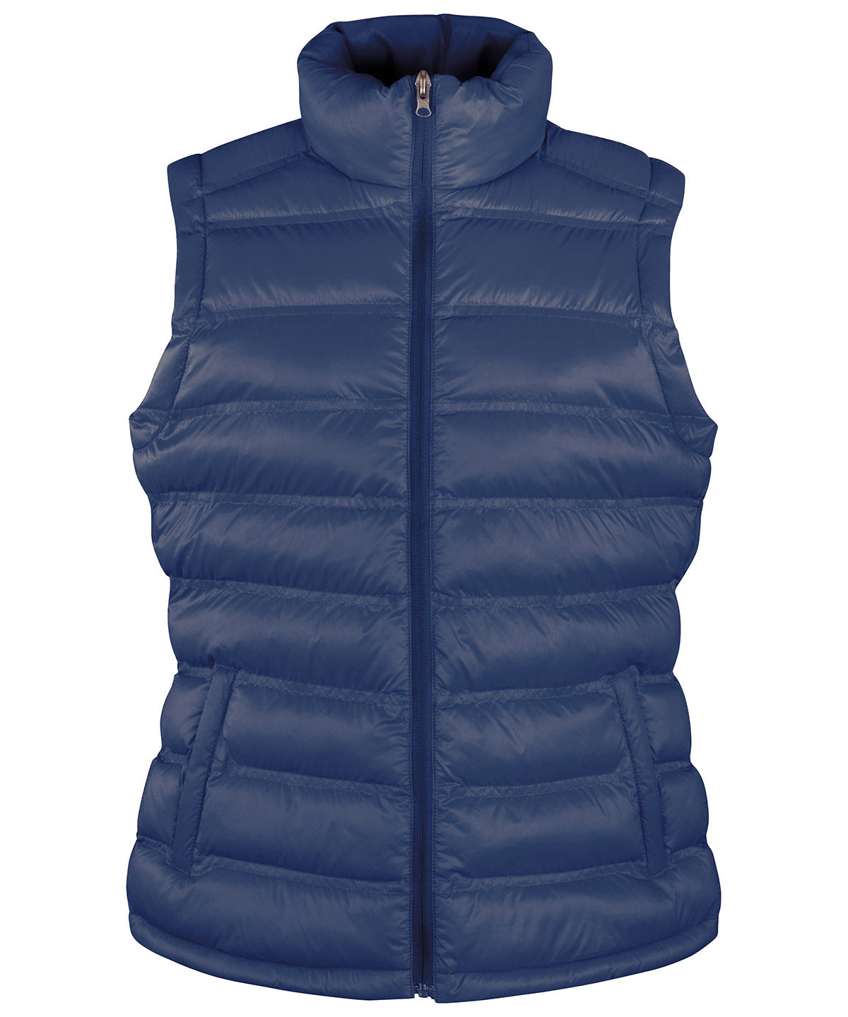 Gilets & Body Warmers - Elegant och Värmande Damlinne Navy