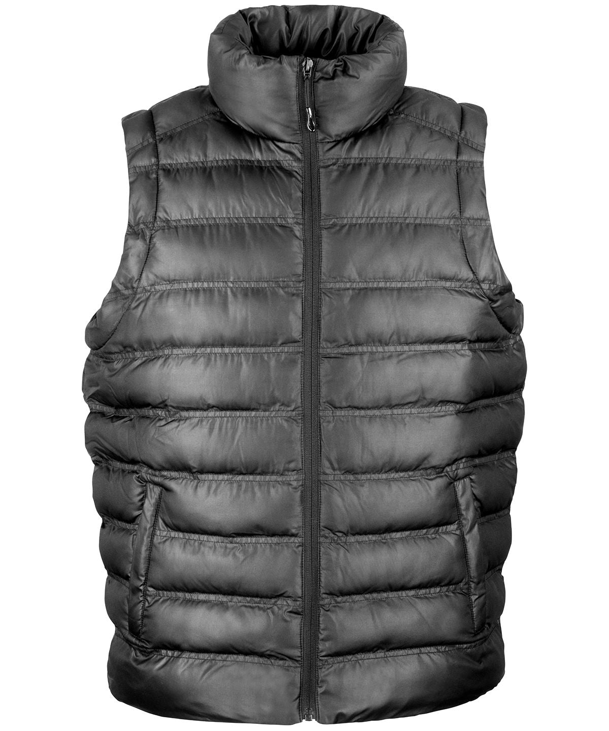 Gilets & Body Warmers - Modern och Lätt Vadderad Linne för Herrar Black