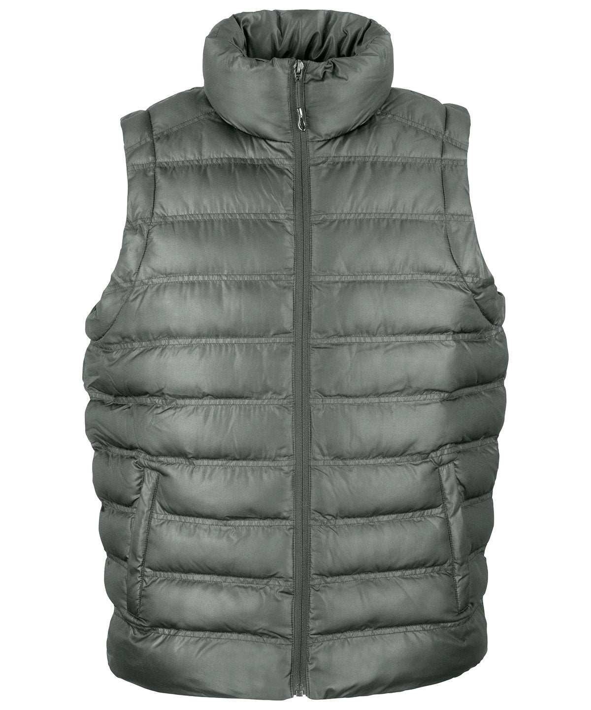 Gilets & Body Warmers - Modern och Lätt Vadderad Linne för Herrar Frost Grey