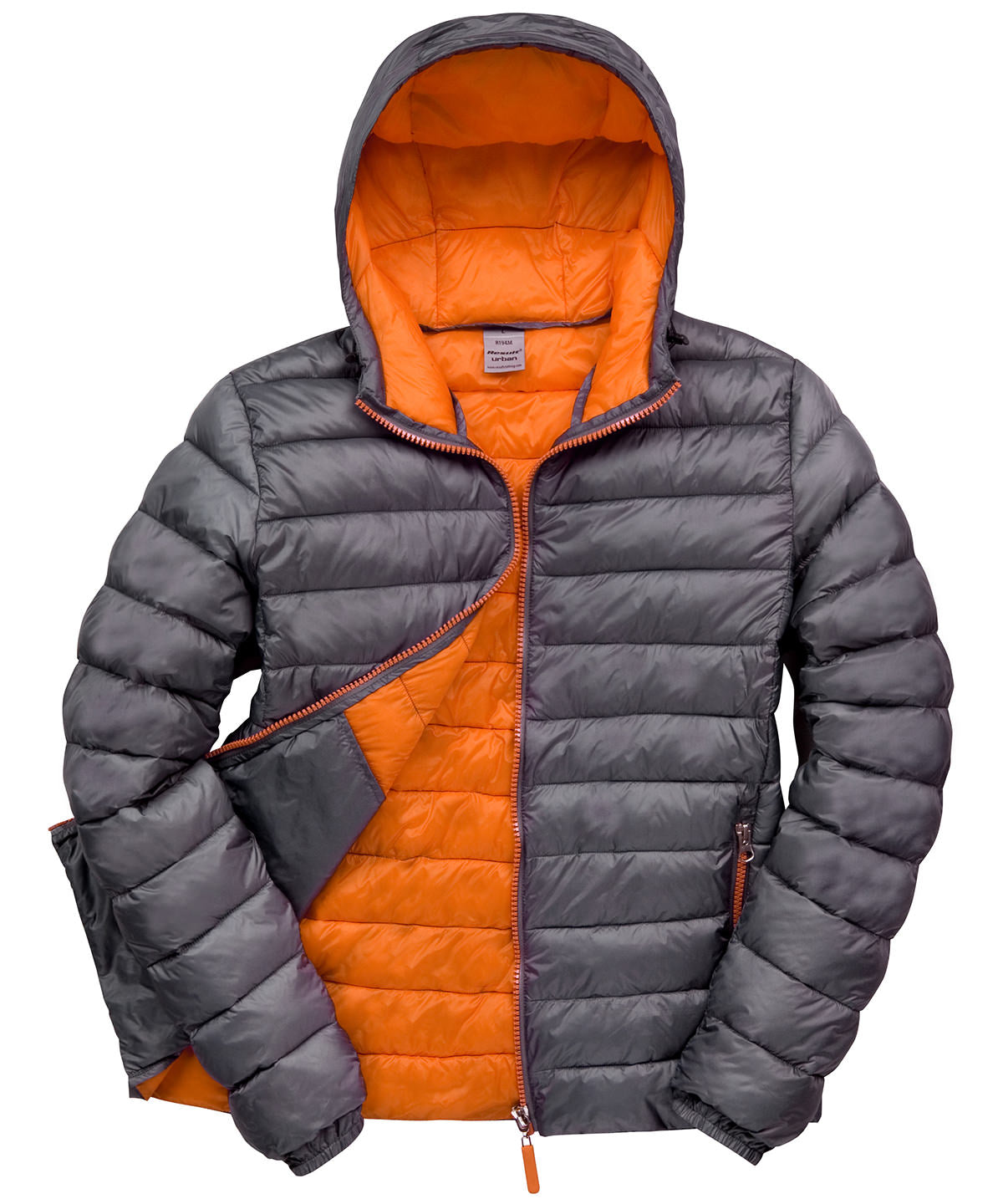 Jackets - Urban snowboard hooded jacka för dam Grey Orange