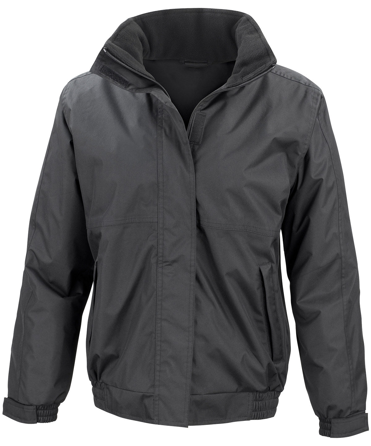 Jackets - Elegant Damjacka med Fleece Black