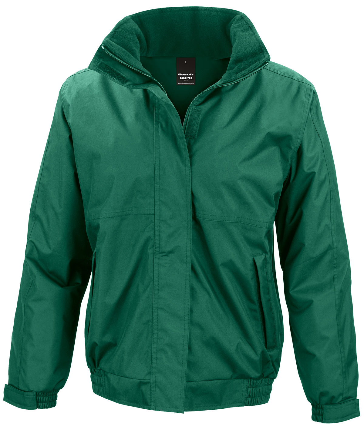 Jackets - Elegant Damjacka med Fleece Bottle Green