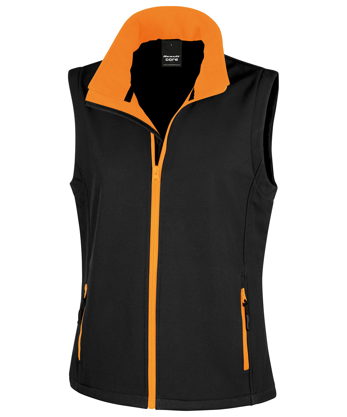 Softshells - Softshell-linne för damer Black Orange