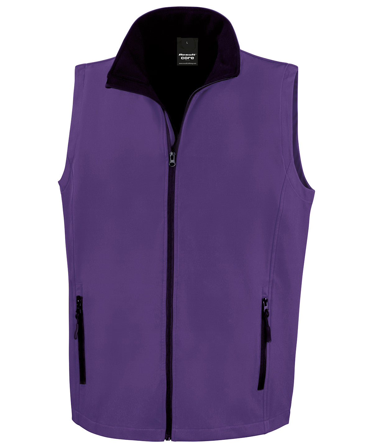 Softshells - Softshell-linne för Herrar Purple Black