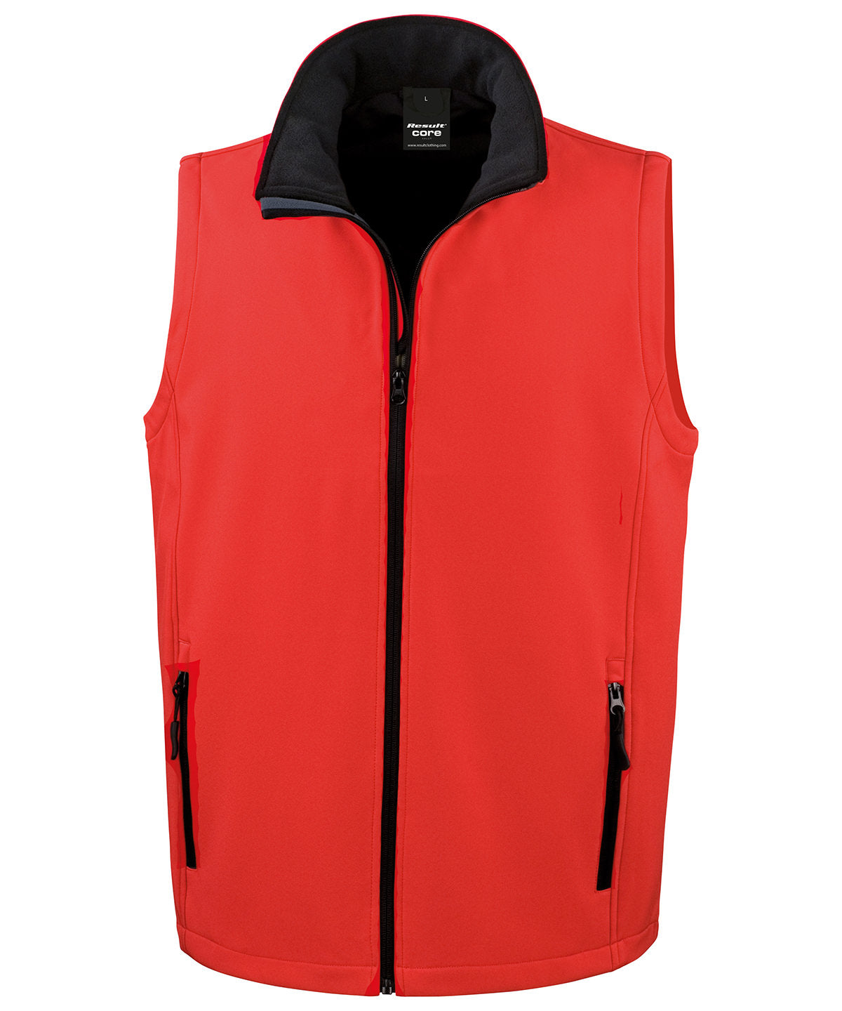 Softshells - Softshell-linne för Herrar Red Black