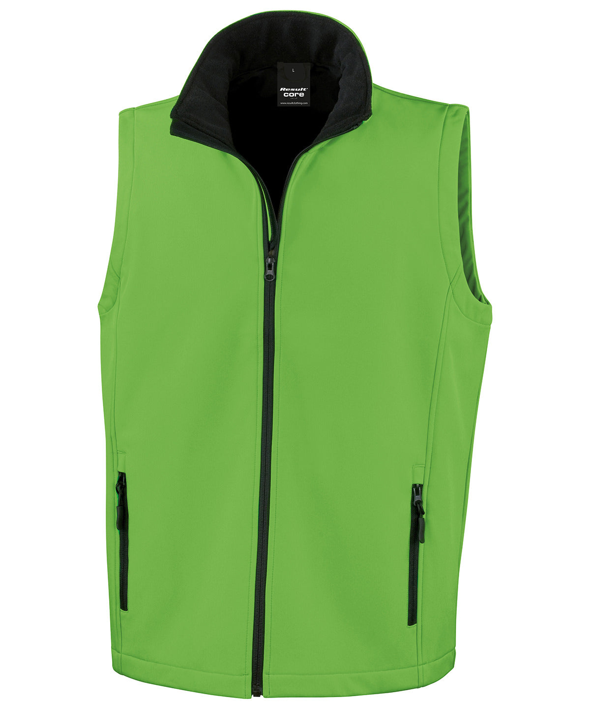 Softshells - Softshell-linne för Herrar Vivid Green Black