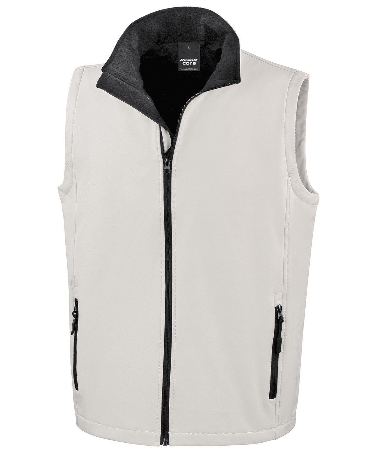 Softshells - Softshell-linne för Herrar White Black