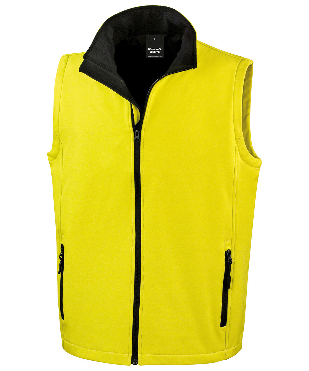 Softshells - Softshell-linne för Herrar Yellow Black