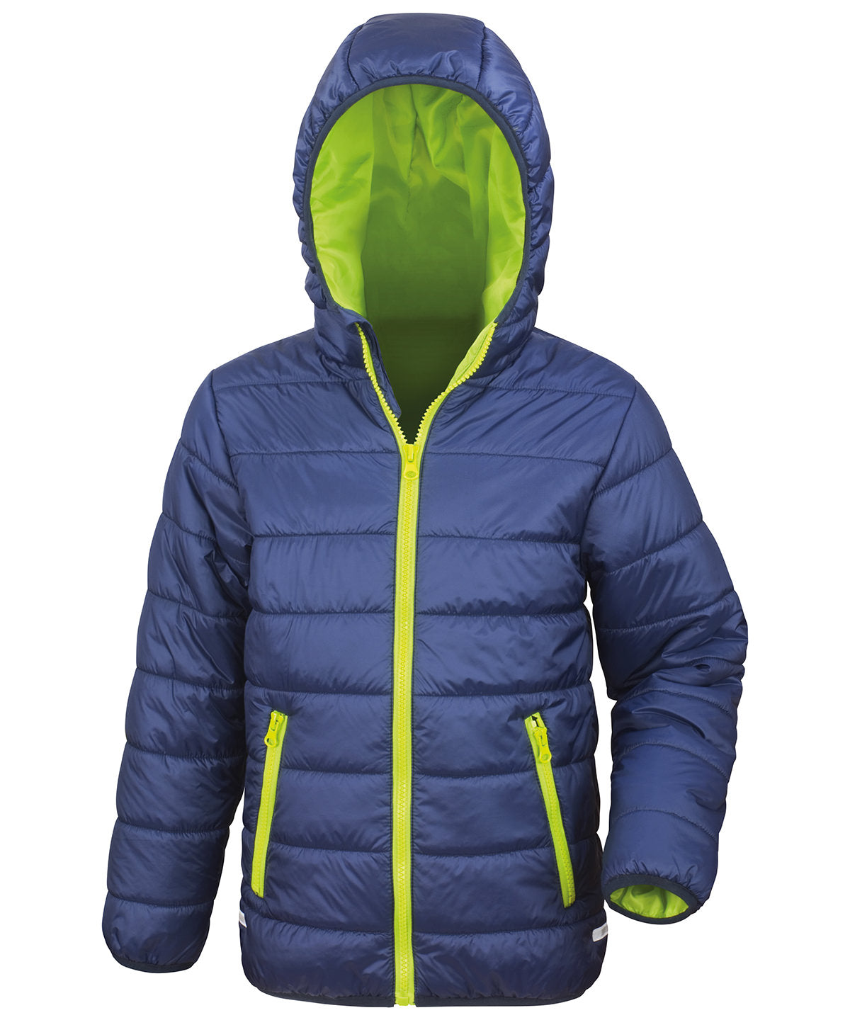 Jackets - Trendig och Bekväm Juniorjacka med Vaddering Navy Lime