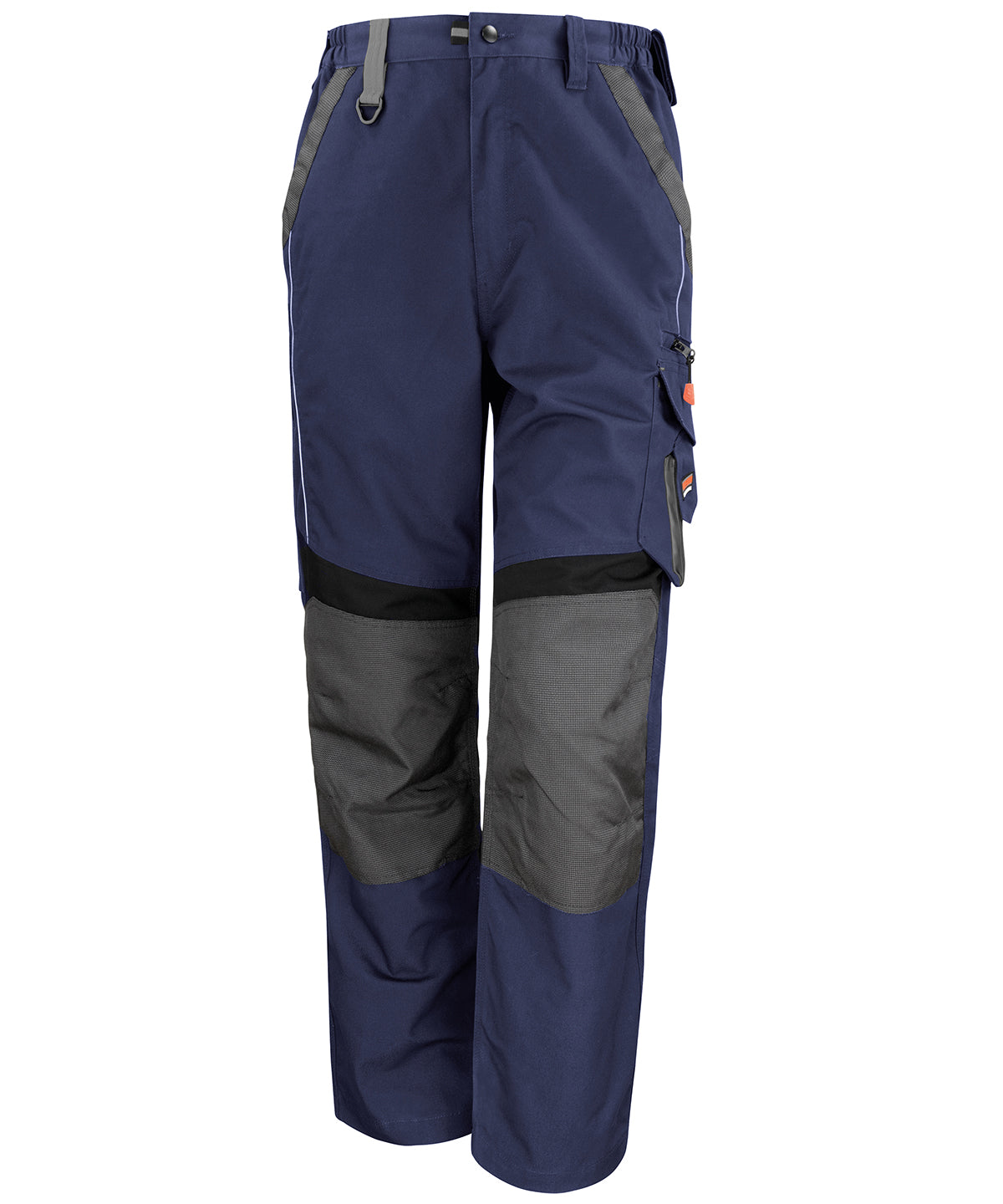 Trousers - Tekniska Arbetshängslor Navy Black