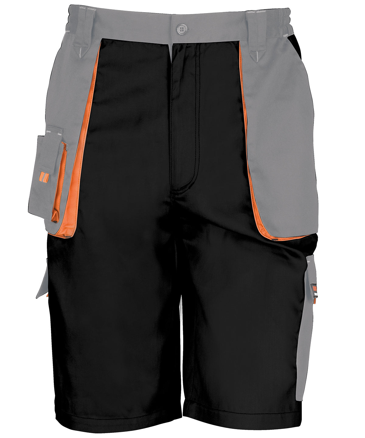 Shorts - Work-Guard LITE shorts Black Grey Orange