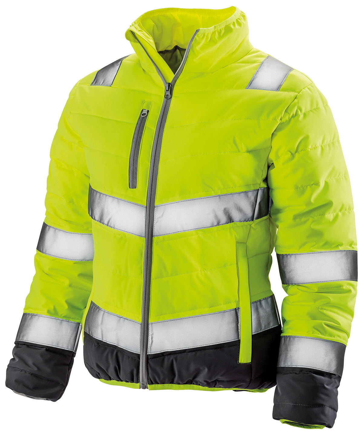 Jackets - Säkerhetsjacka för Damer Fluorescent Yellow Grey