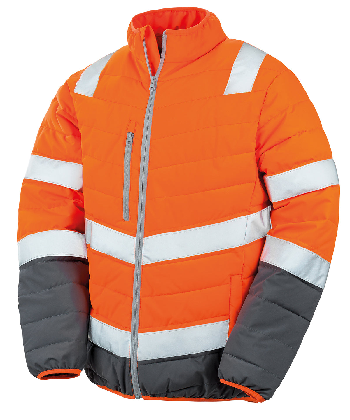 Jackets - Säkerhetsjacka med Hög Synlighet och Mjuk Vaddering Fluorescent Orange