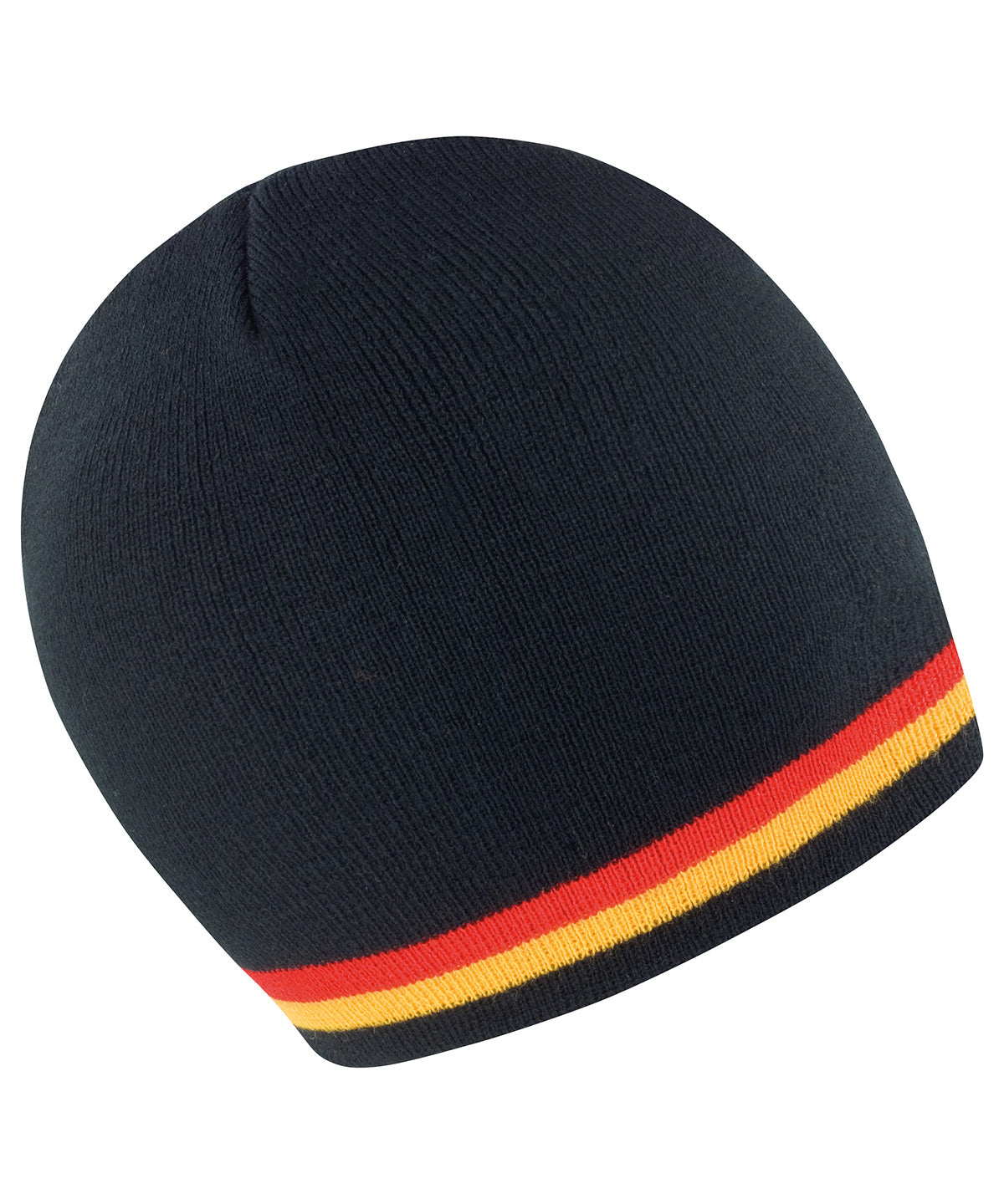 Beanies - Nationell Beanie Black Red Gold One size