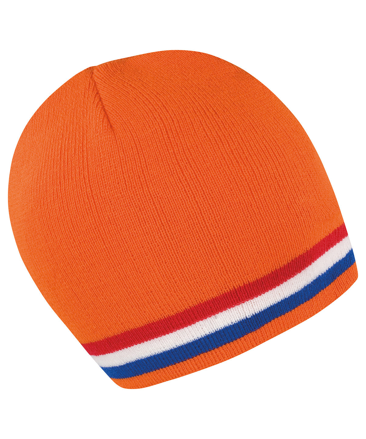 Beanies - Nationell Beanie Orange Red White Blue One size