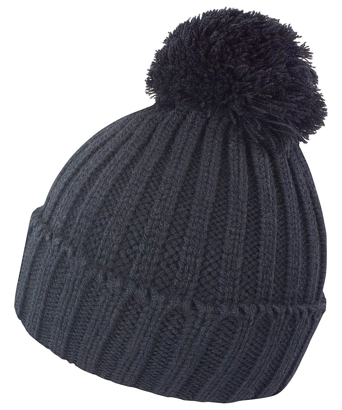 Beanies - HDI Quest Stickad Hut Black One size