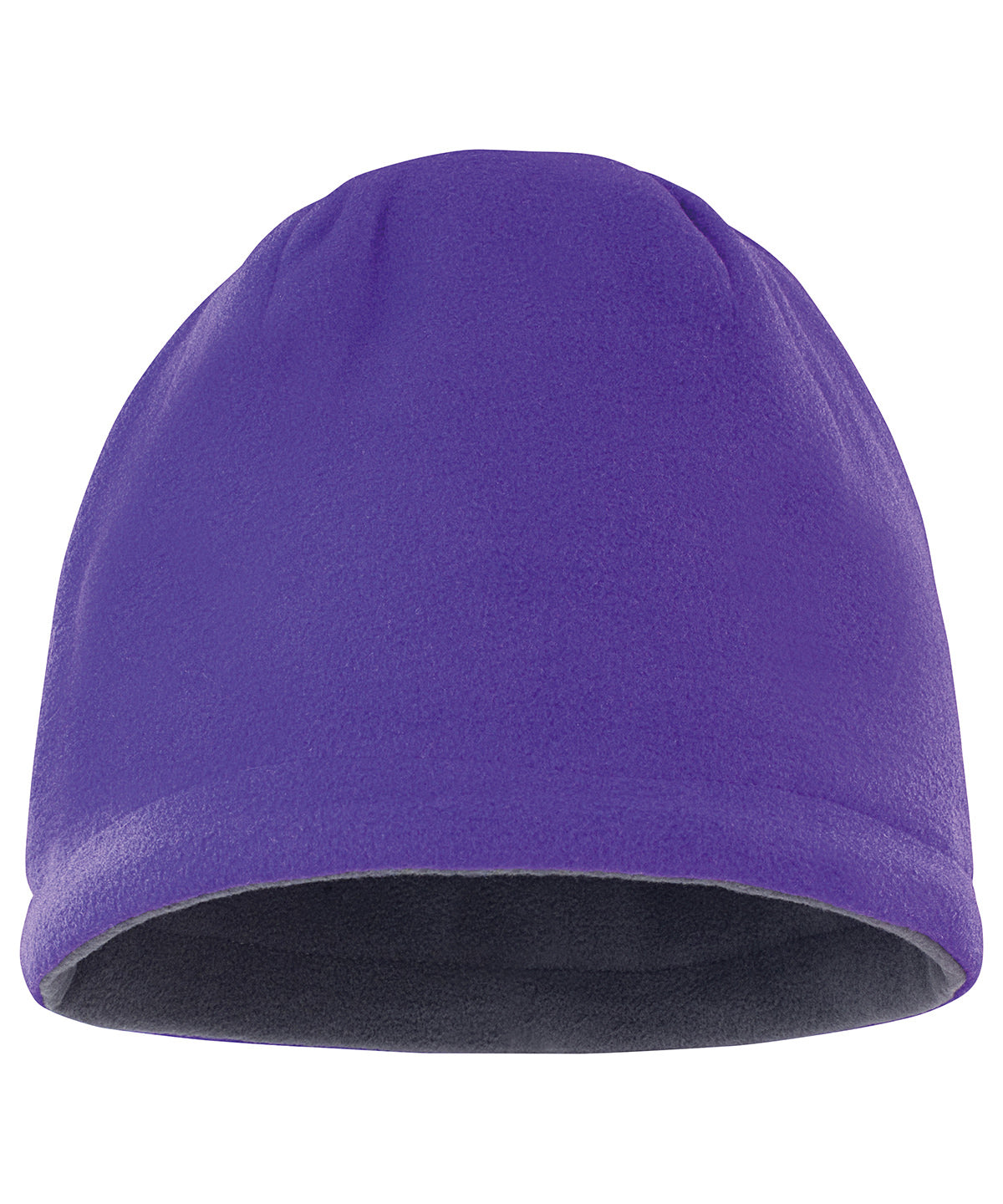 Beanies - Reversibel fleece-skallehatt Purple Charcoal One size