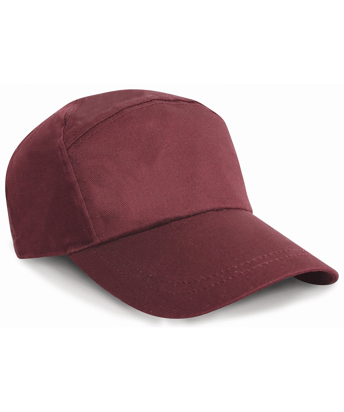 Caps - Sju Panels Reklamkeps Burgundy One size