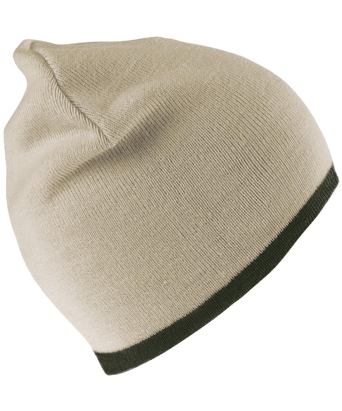 Beanies - Trendig Vändbar Mössa Stone Olive One size