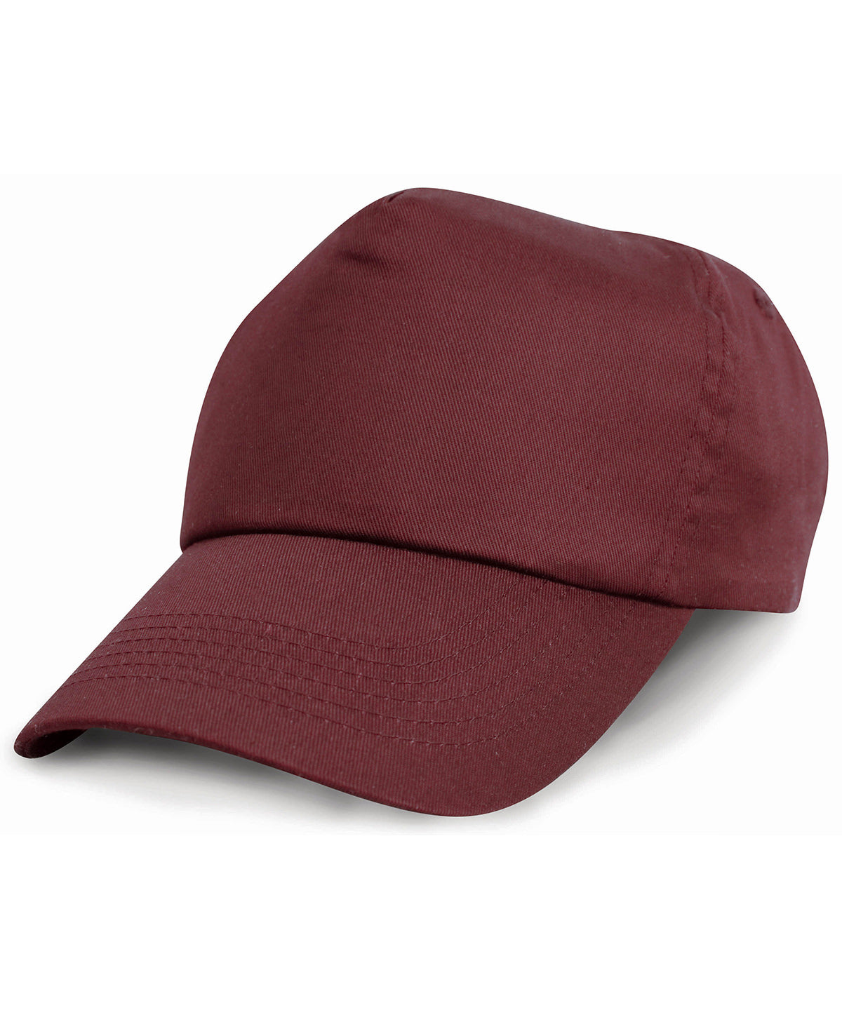 Caps - Junior Bomullskeps Burgundy One size