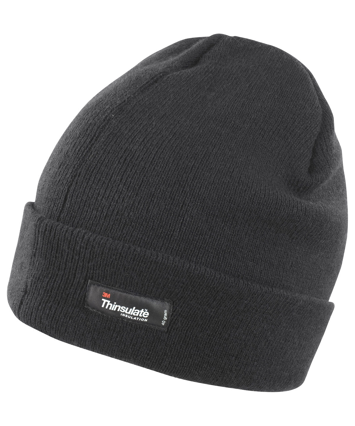 Beanies - Lättvikts Thinsulate-mössa Black One size