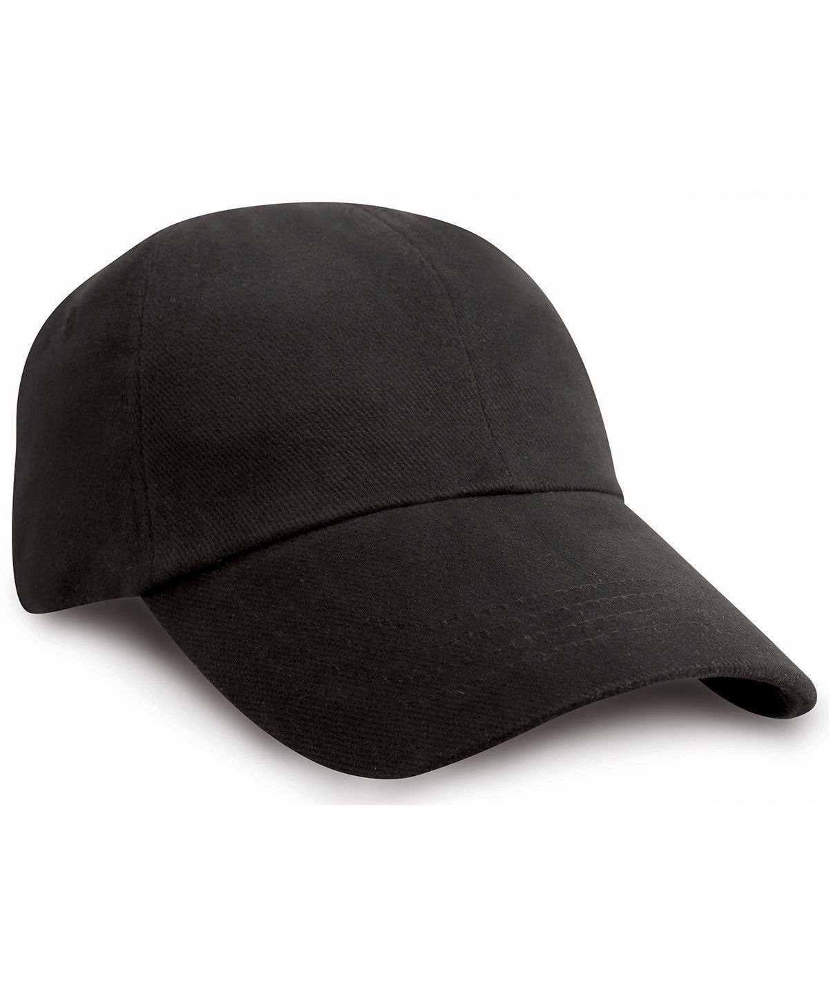 Caps - Lågprofil Bomullskeps Black One size