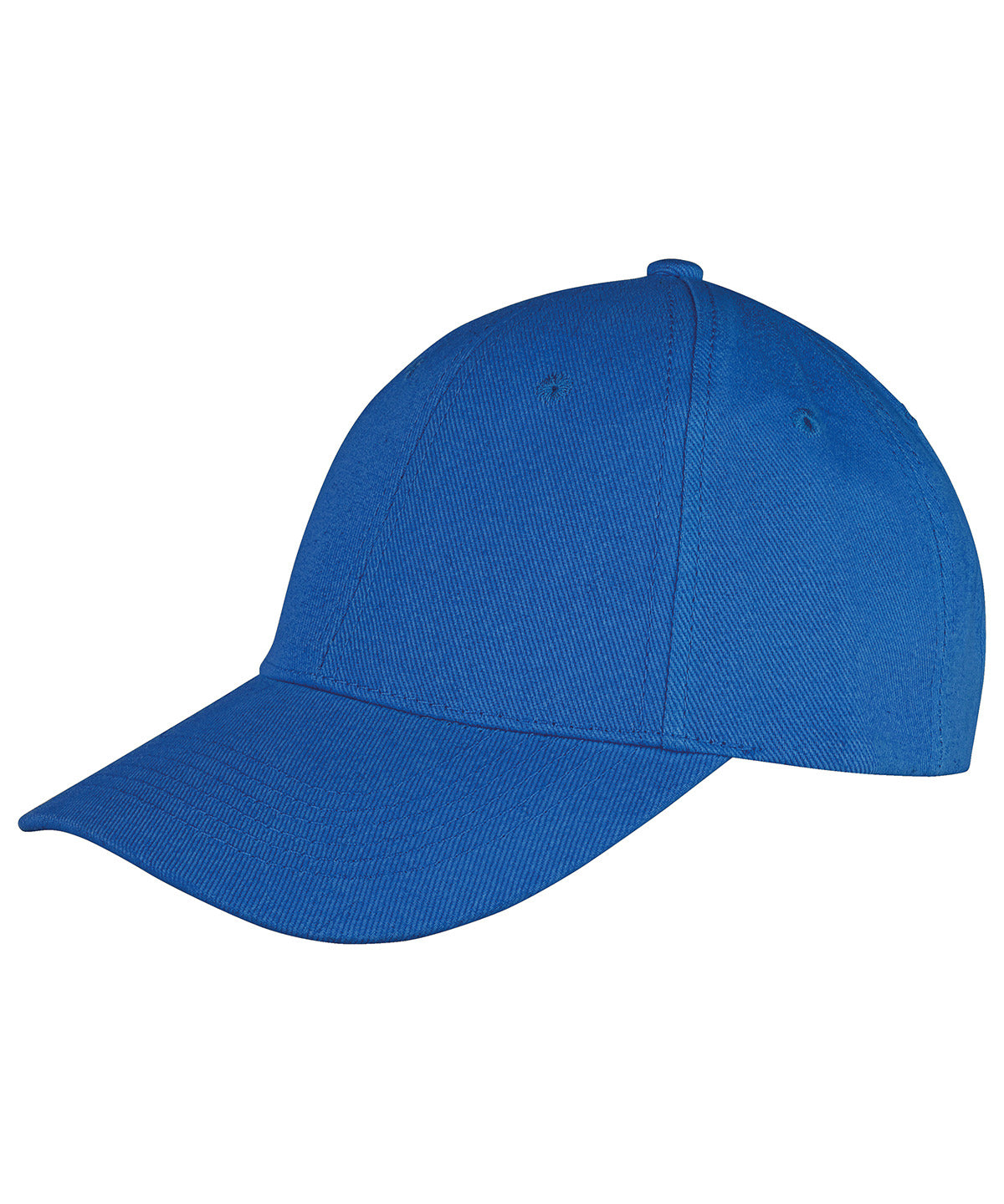 Caps - Memphis 6-panel Borstad Bomull Låg Profil Keps Azure Blue One size