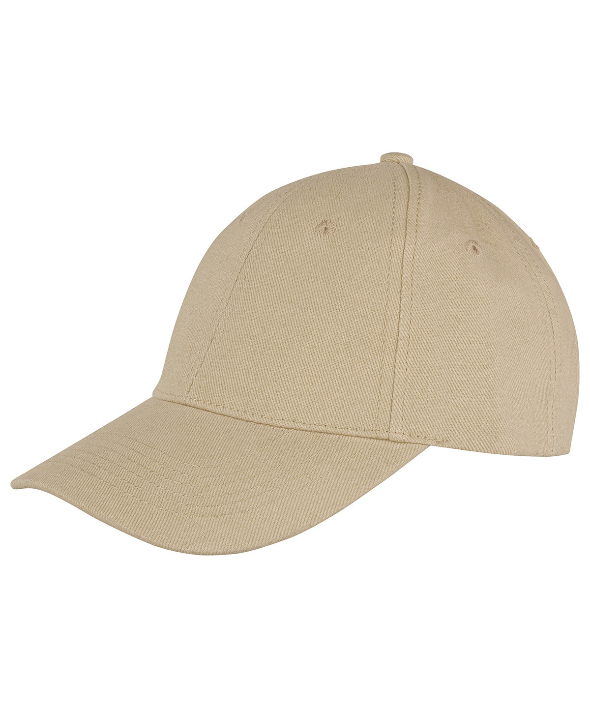 Caps - Memphis 6-panel Borstad Bomull Låg Profil Keps Khaki One size