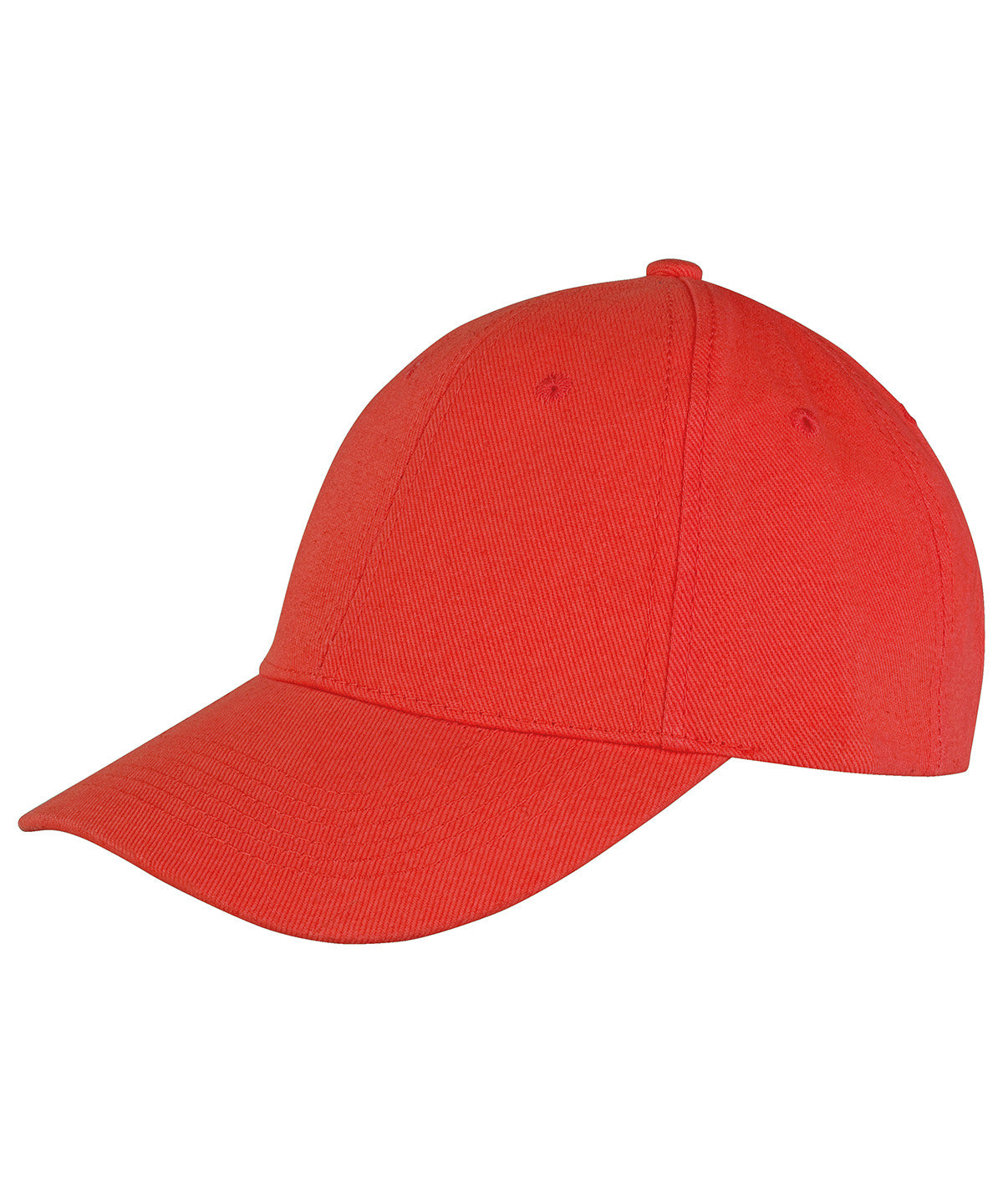 Caps - Memphis 6-panel Borstad Bomull Låg Profil Keps Red One size