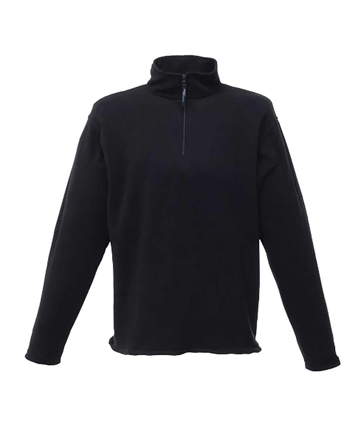 Fleece - Zip-hals Microfleece Black