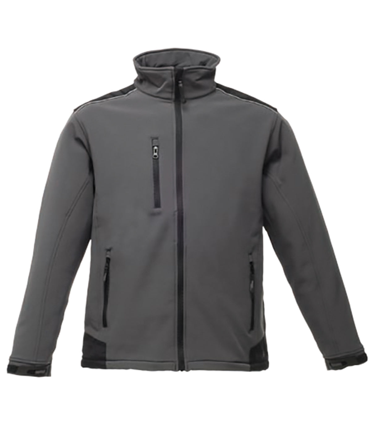 Softshells - Sandstorm Arbetsjacka i Softshell Seal Grey Black