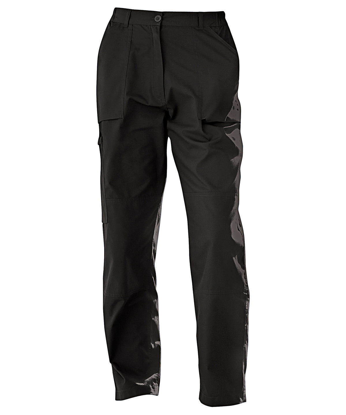 Trousers - Dam Action Byxor Utan Foder Black