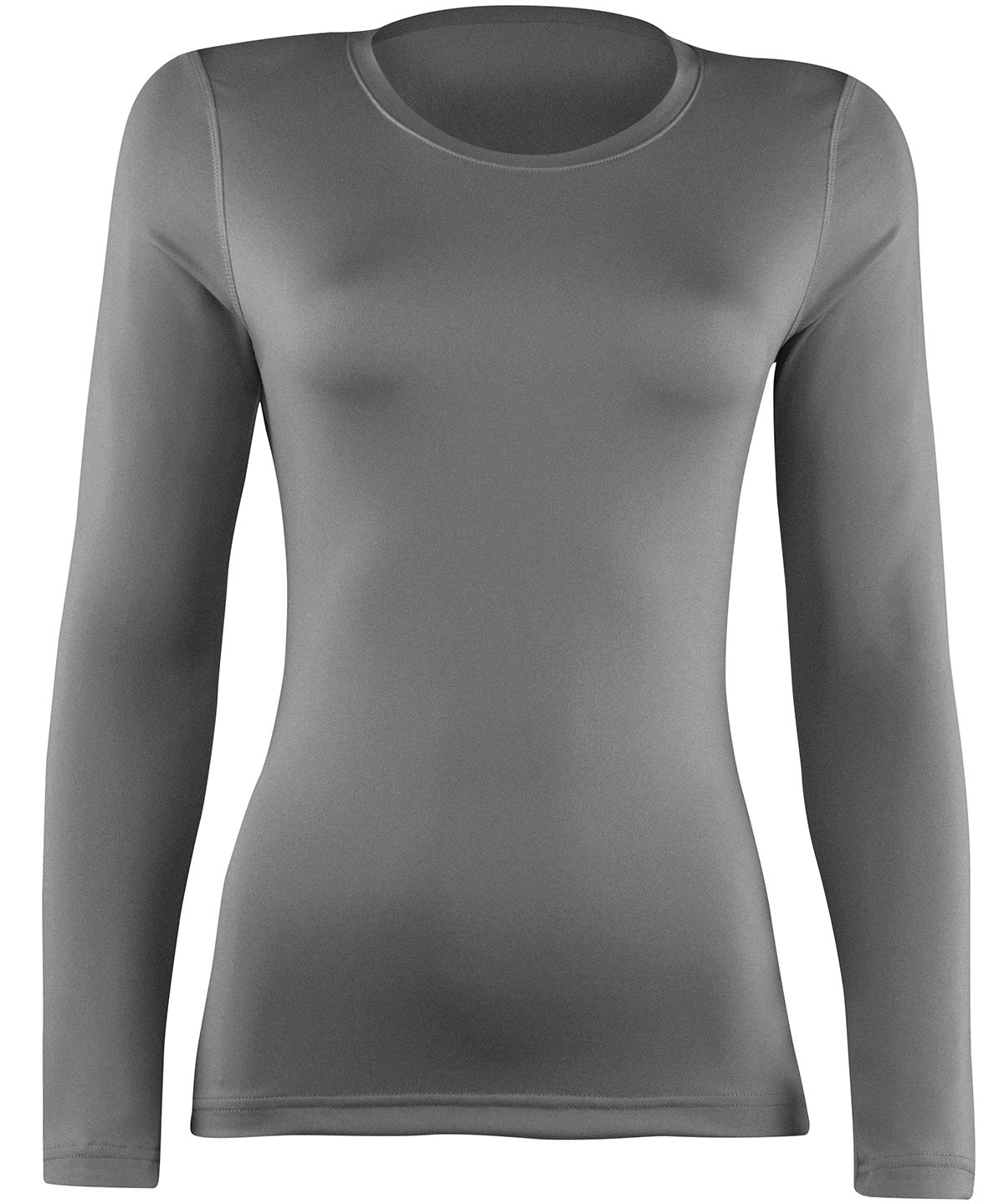 Baselayers - Rhino baselayer långärmad tröja för damer Heather Grey