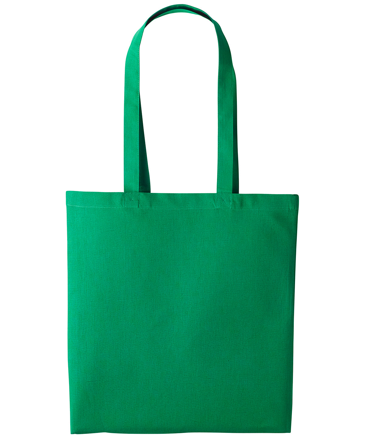 Bags - Återanvändbara Handväskor i Bomull med Långt Handtag Kelly Green One size