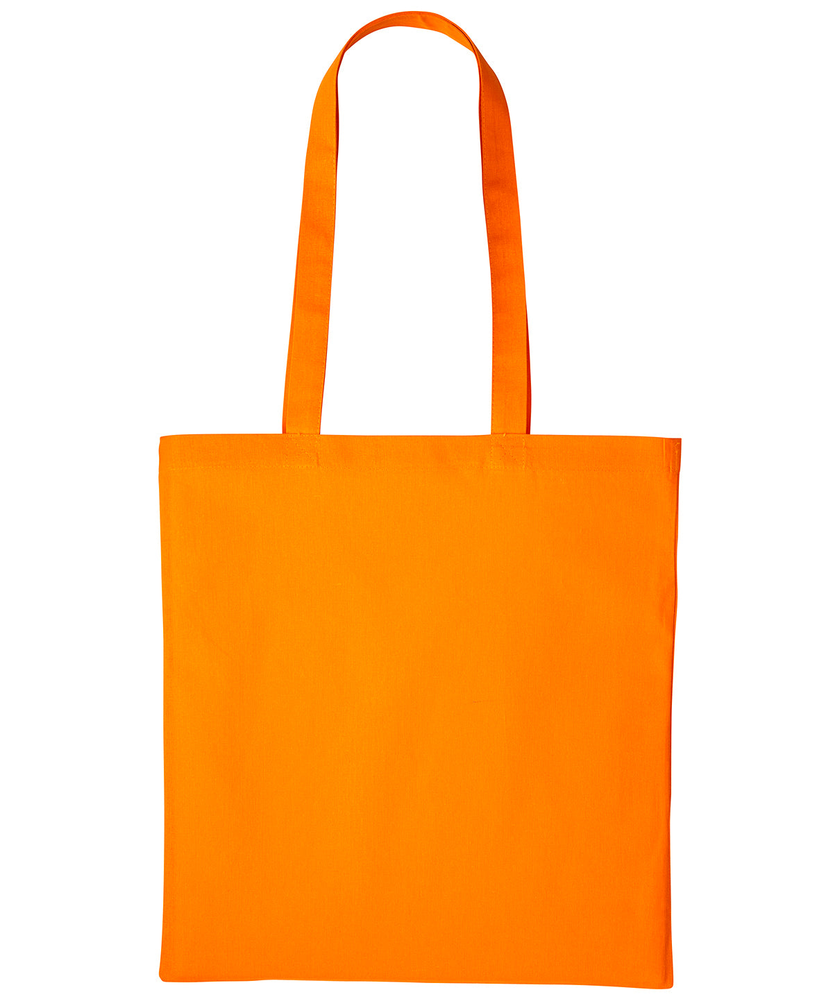 Bags - Återanvändbara Handväskor i Bomull med Långt Handtag Orange One size