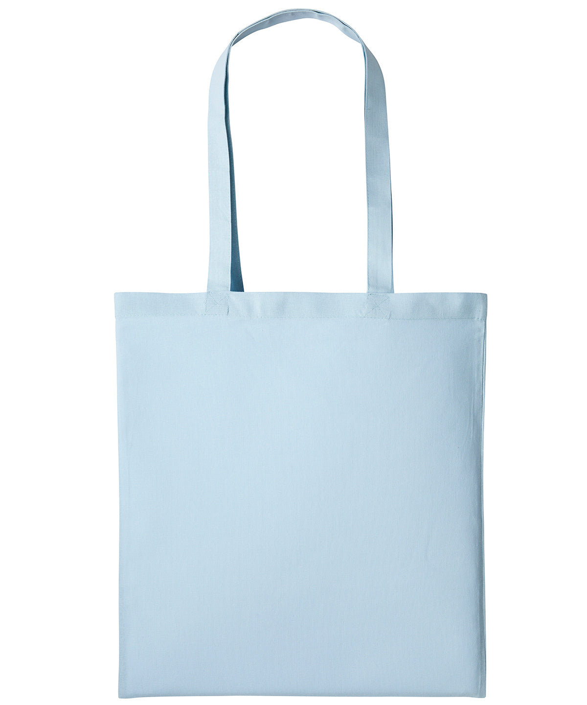 Bags - Återanvändbara Handväskor i Bomull med Långt Handtag Pastel Blue One size